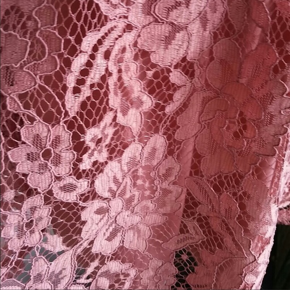 BOGO FREE Pink Lace Cocktail Dress A Line Dress - Picture 2 of 4